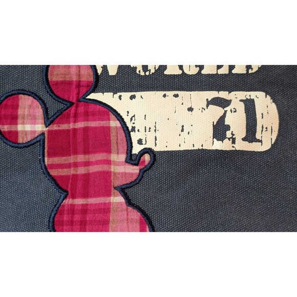 Walt Disney Parks Mickey Mouse Blue-Jean Bag w/Original Tags Sewn Inside *~* - Picture 6 of 16